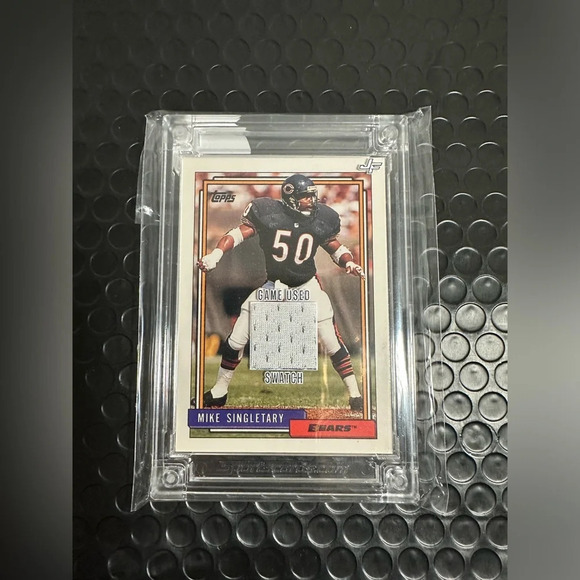 Mike Singletary Jersey Fusion Card - Picture 1 of 2